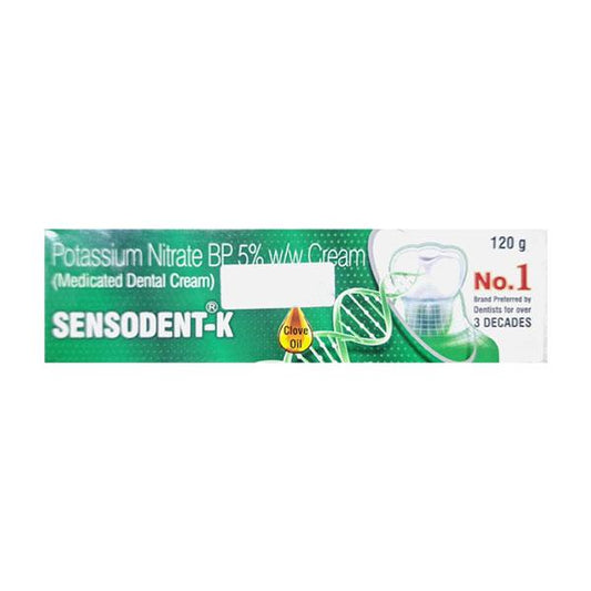 SENSODENT K (CLOVE OIL) Dental Cream 120gm - Global Surgicals