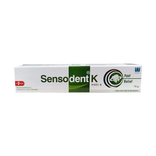 SENSODENT K FAST RELIEF Tooth Paste 75g - Global Surgicals