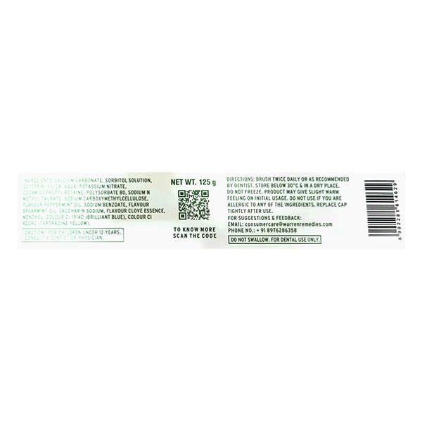 SENSODENT K FAST RELIEF (TOOTHBRUSH FREE) Paste 125g - Global Surgicals