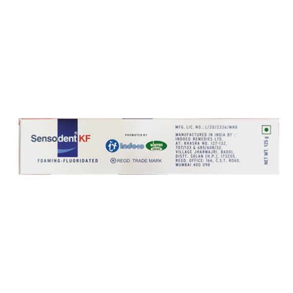 SENSODENT KF FOAMING Dental Gel 125gm - Global Surgicals