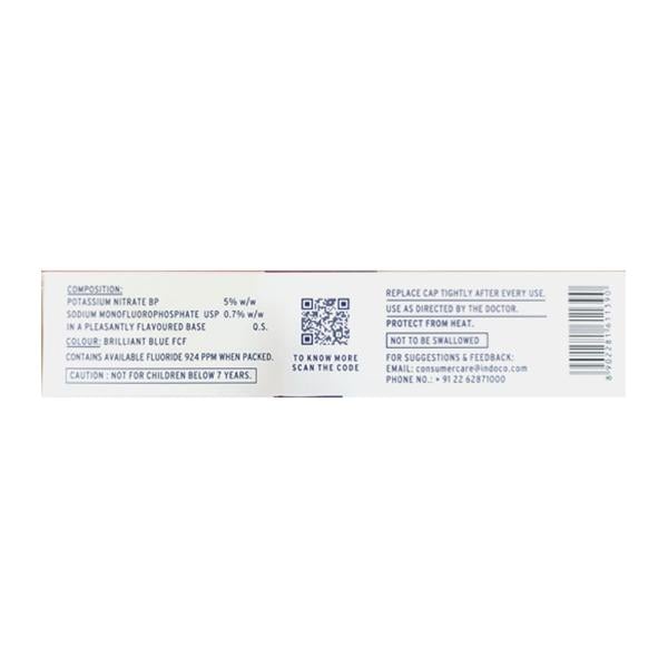 SENSODENT KF FOAMING Dental Gel 125gm - Global Surgicals