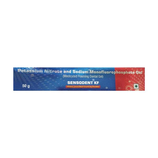 SENSODENT KF Foaming Dental Gel 50gm - Global Surgicals