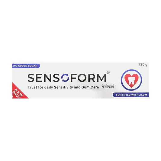 SENSOFORM NO ADDED SUGAR Dental Cream 120g - Global Surgicals