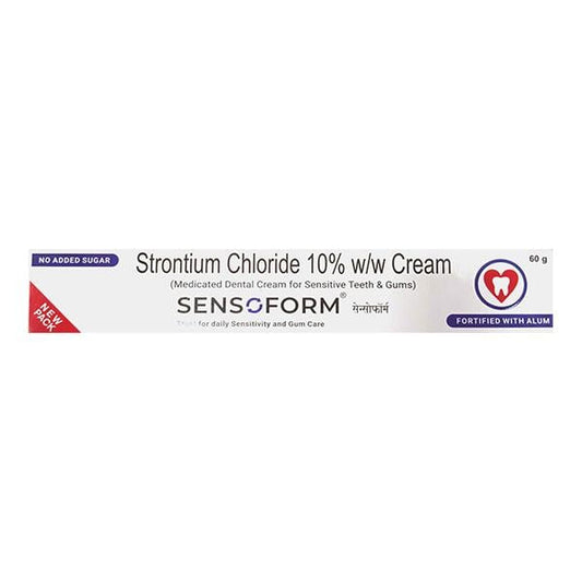SENSOFORM NO ADDED SUGAR Dental Cream 60g - Global Surgicals