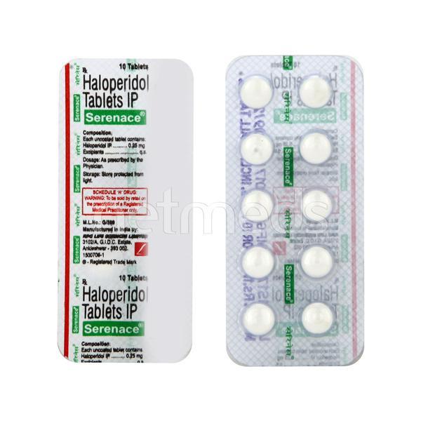 Serenace 0.25mg Tablet 10'S - Global Surgicals