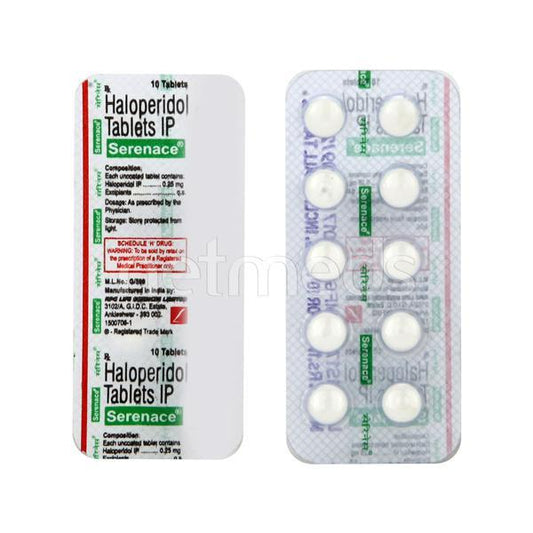 Serenace 0.25mg Tablet 10'S - Global Surgicals