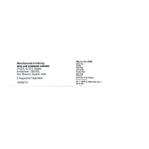 SERENACE 10 Tablet 20's - Global Surgicals