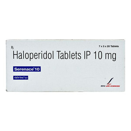 SERENACE 10 Tablet 20's - Global Surgicals