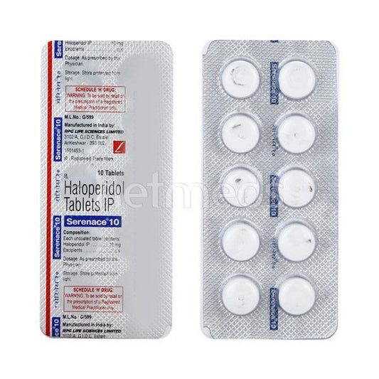 Serenace 10mg Tablet 10'S - Global Surgicals