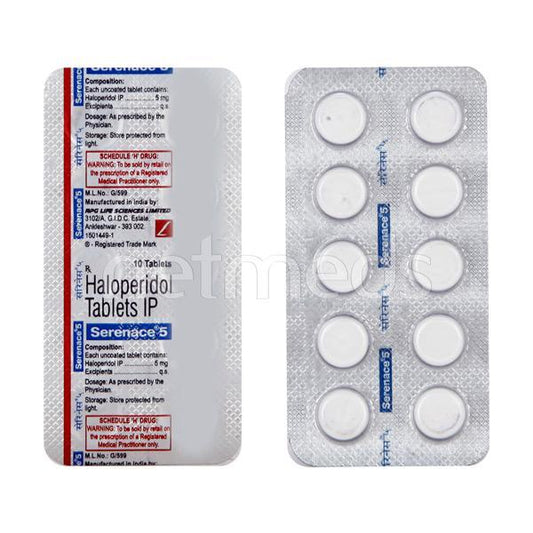 Serenace 5mg Tablet 10'S - Global Surgicals