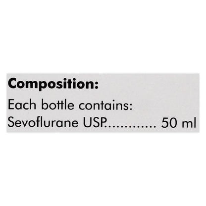 SEVFURANE 50 Liquid For Inhalation 50ml - Global Surgicals