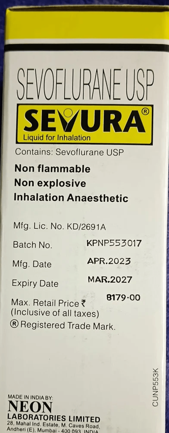 Sevura 250ml Solution - Global Surgicals