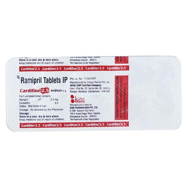 CARDIFINE 2.5 Tablet 10's