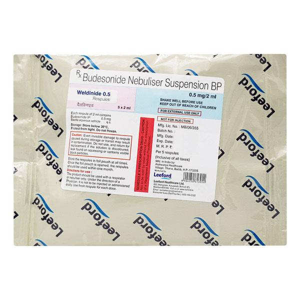 WELDINIDE 0.5 Respules 5x2ml