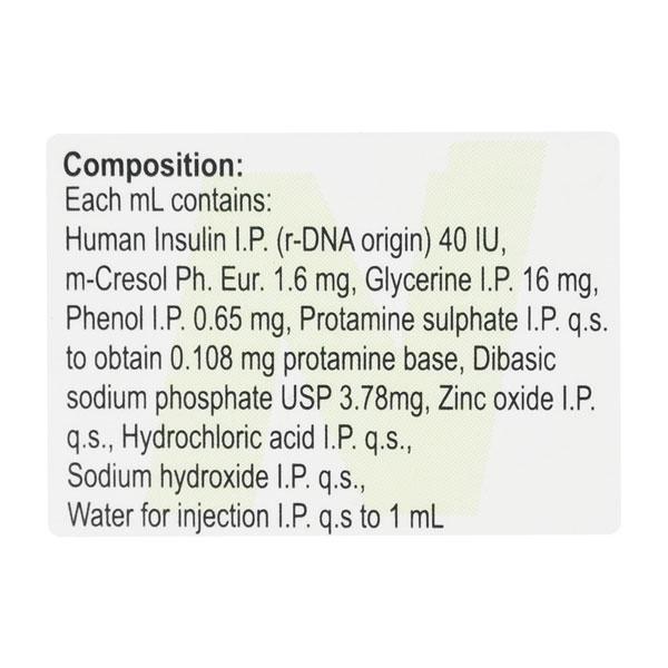 Huminsulin N 40IU Injection 1X10ml