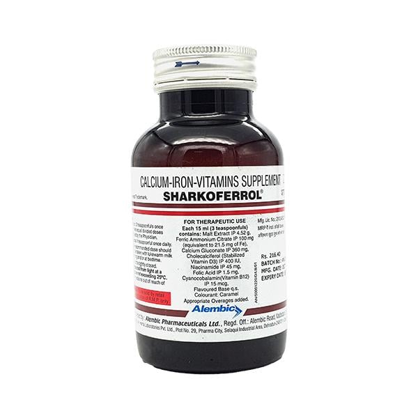 SHARKOFERROL Syrup 200gm - Global Surgicals