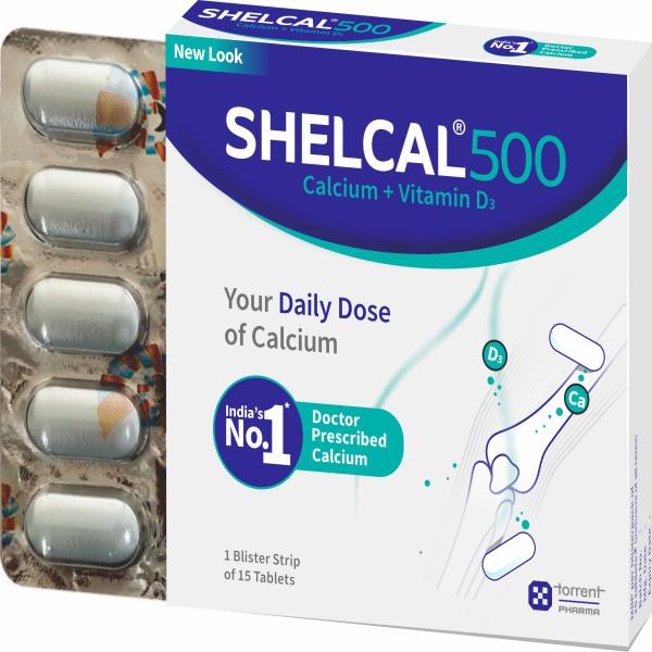 Shelcal-500 Tablet 15's - Global Surgicals