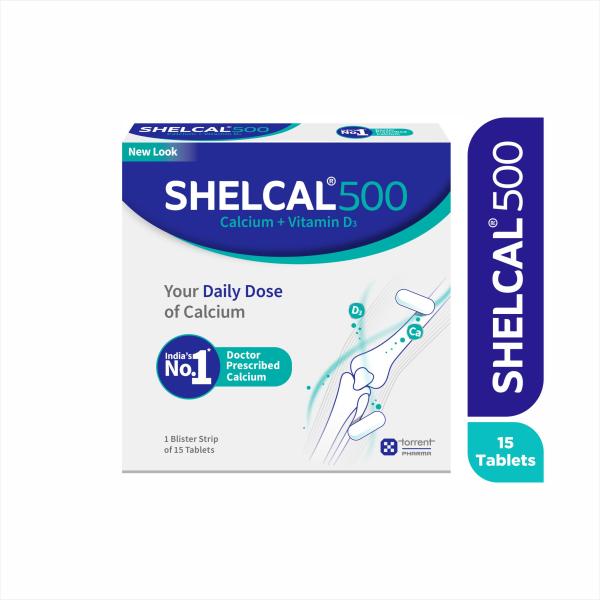 Shelcal-500 Tablet 15's - Global Surgicals
