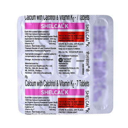 Shelcal K Tablet 15'S - Global Surgicals