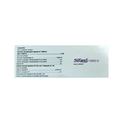 SIFASI 10000iu Injection 1's - Global Surgicals