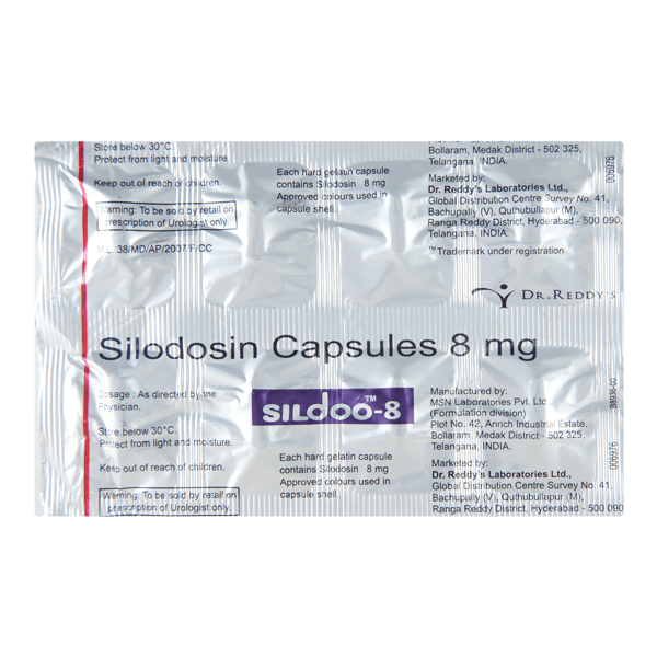 Sildose 8mg Capsule - Global Surgicals