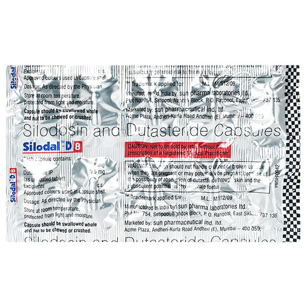Silodal D 8mg Capsule - Global Surgicals