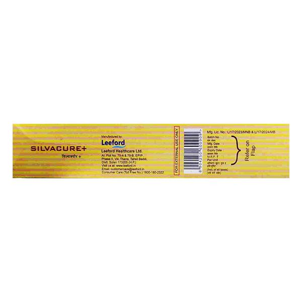 Silvacure Plus Cream 15gm - Global Surgicals