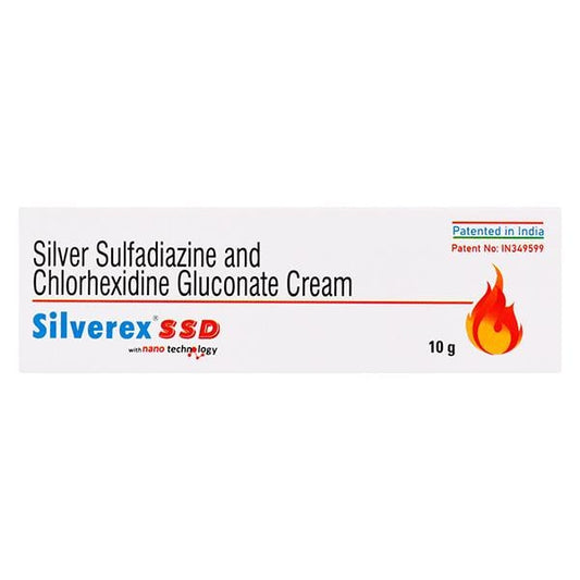 SILVEREX SSD Cream 10gm - Global Surgicals