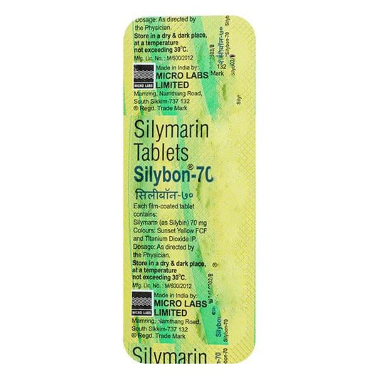 Silybon 70mg Tablet 10'S - Global Surgicals