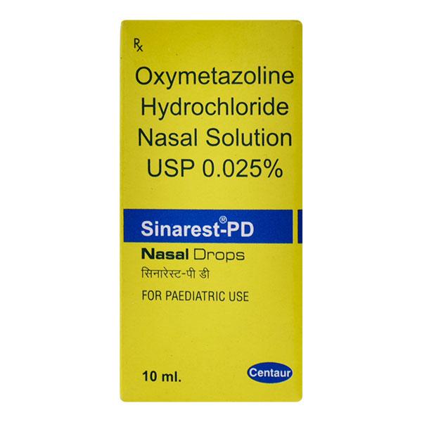 SINAREST PD Nasal Drops 10ml - Global Surgicals