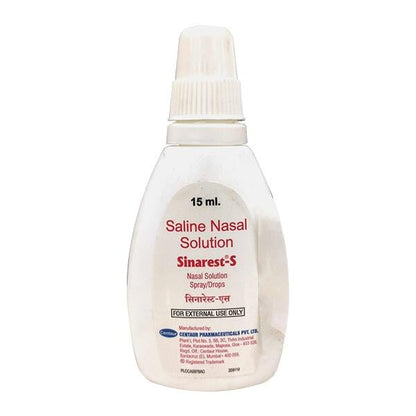 SINAREST S Nasal Drops 10ml - Global Surgicals