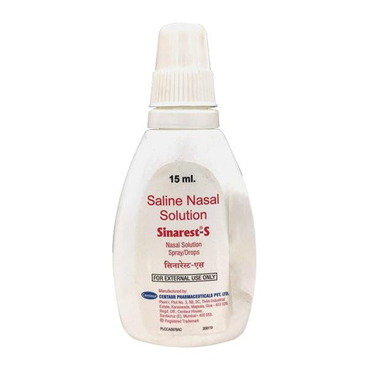SINAREST S Nasal Drops 10ml - Global Surgicals