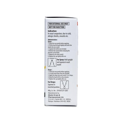 SINOZAP X ADULT Nasal Spray 10ml - Global Surgicals