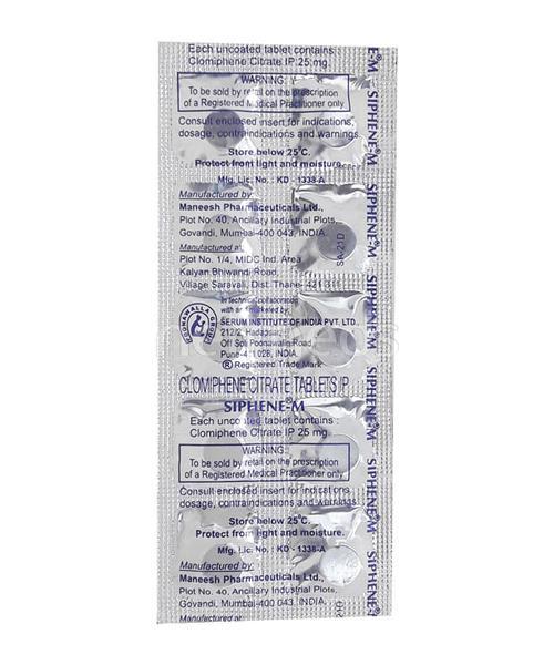 Siphene M Tablet 10'S - Global Surgicals