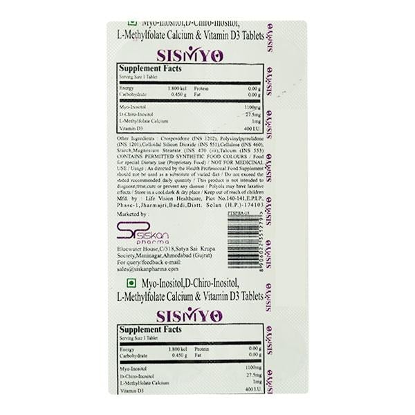 SISMYO Tablet 10's - Global Surgicals