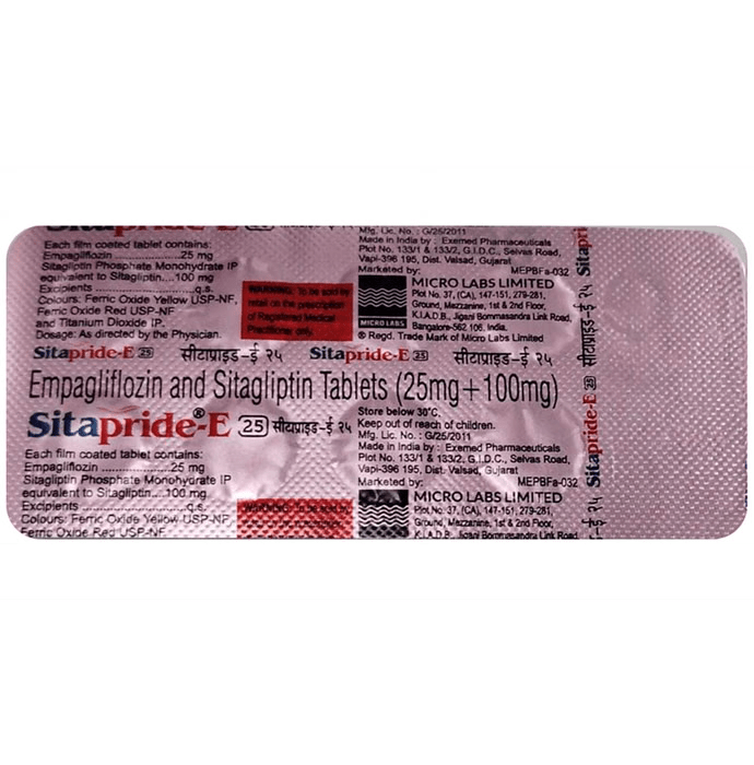 Sitapride E 25 Tablet - Global Surgicals