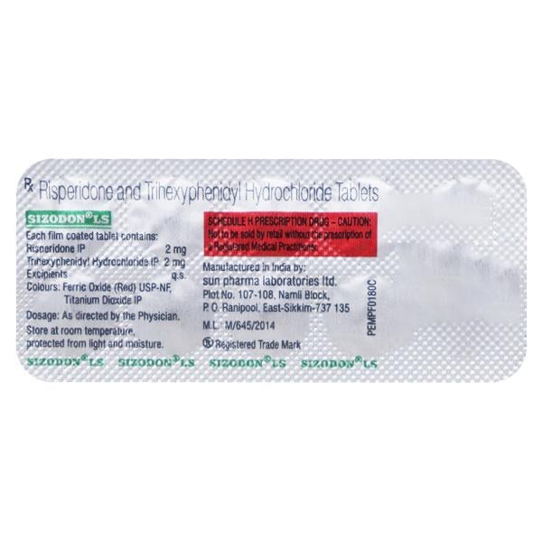 Sizodon LS Tablet 10'S - Global Surgicals