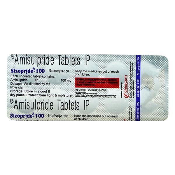 SIZOPRIDE 100mg Tablet 10's - Global Surgicals