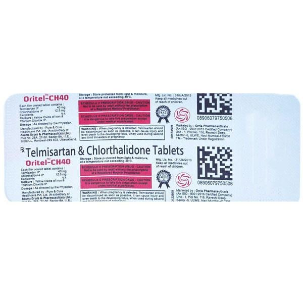 ORITEL CH 40mg Tablet 10's