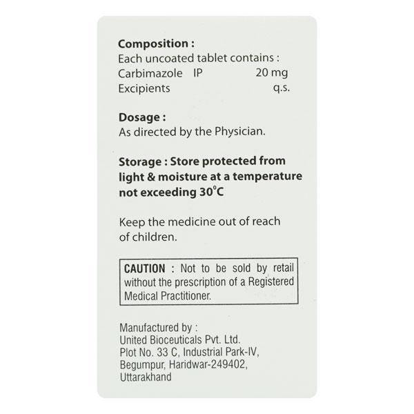 CARBIROSE 20 Tablet 100's