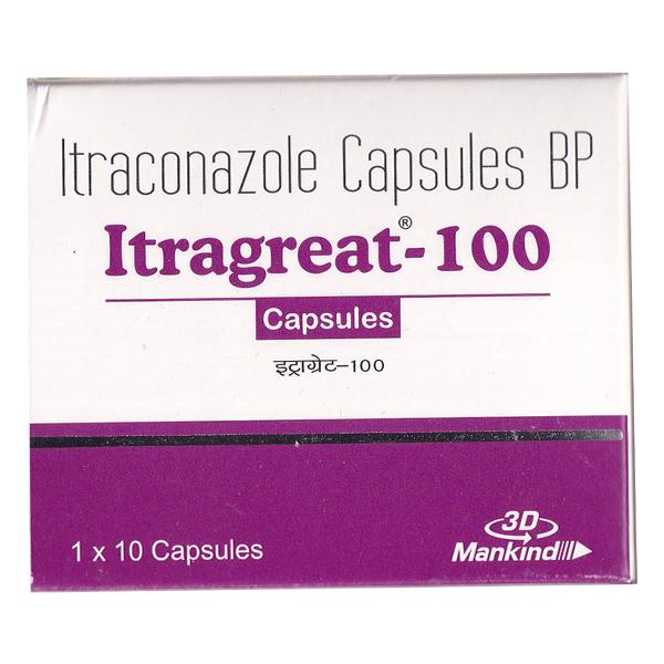 ITRAGREAT 100 Capsule 10's