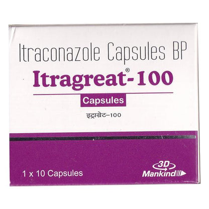 ITRAGREAT 100 Capsule 10's