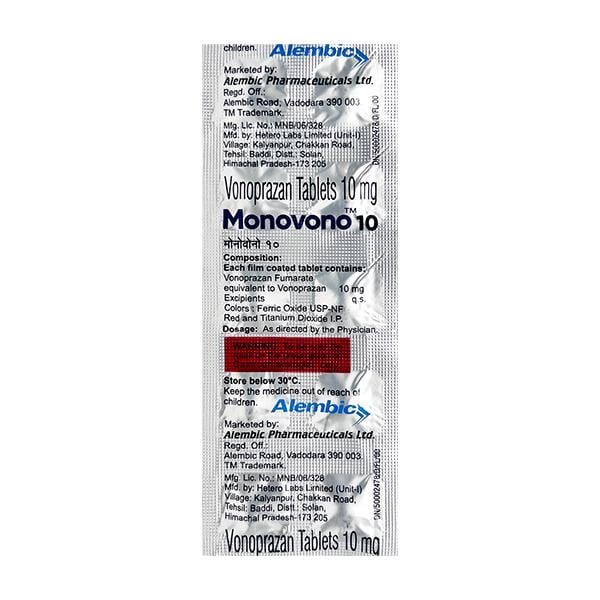 MONOVONO 10 Tablet 10's