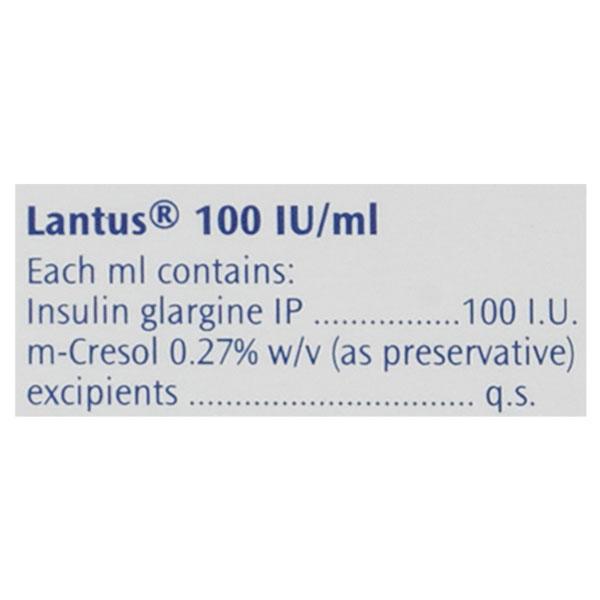 Lantus 100IU Cartridge 1X3ml