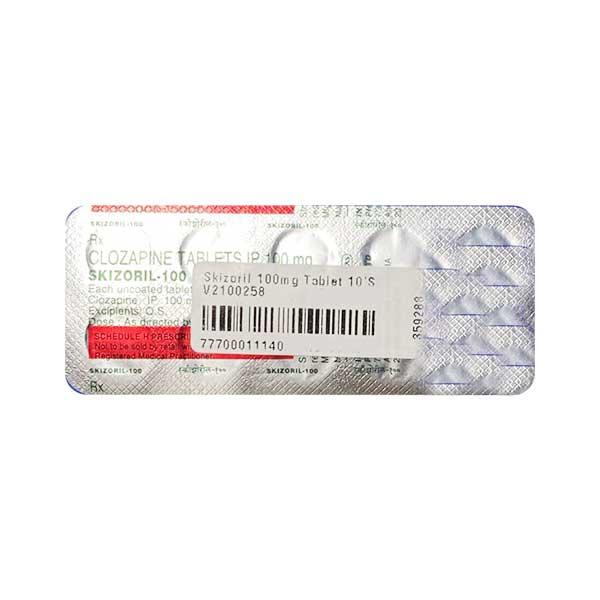 Skizoril 100mg Tablet 10'S - Global Surgicals
