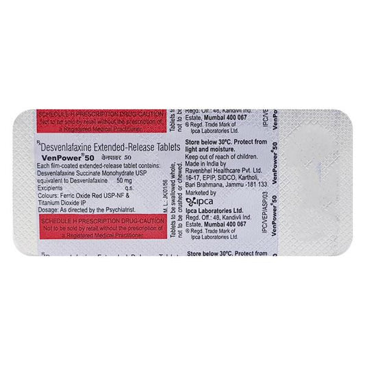 Venpower 50mg Tablet 10'S