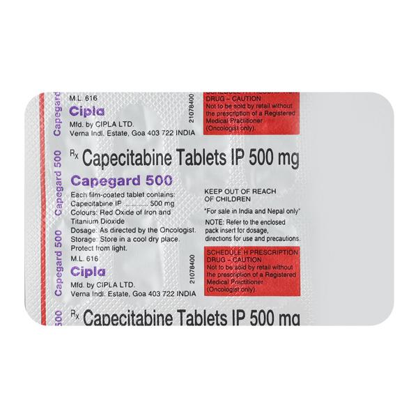 Capegard 500mg Tablet 10'S