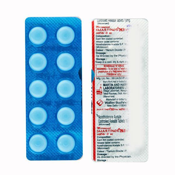 Smartinor CR 10mg Tablet 10'S - Global Surgicals