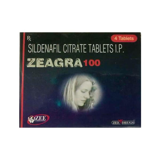 ZEAGRA 100mg Tablet 4's