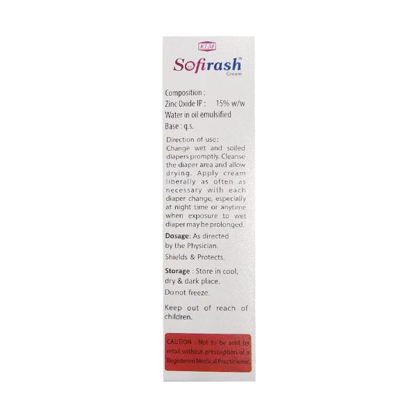 SOFIRASH Cream 30gm - Global Surgicals